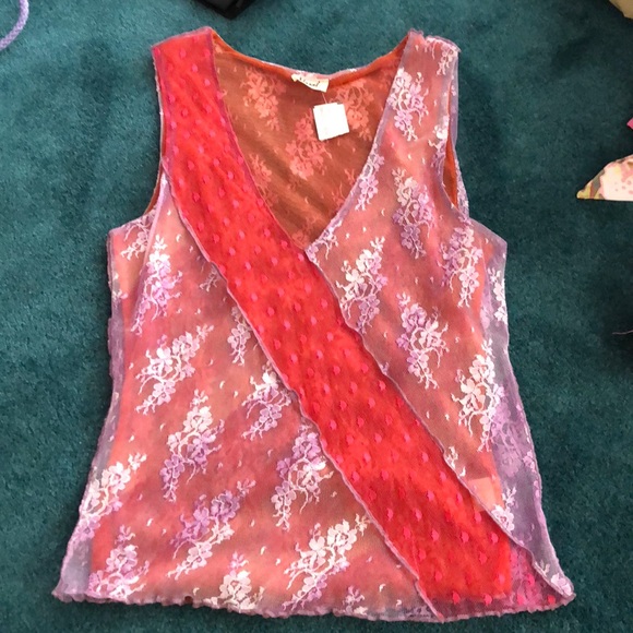NWT ANoseForClothes lace top - Picture 1 of 4